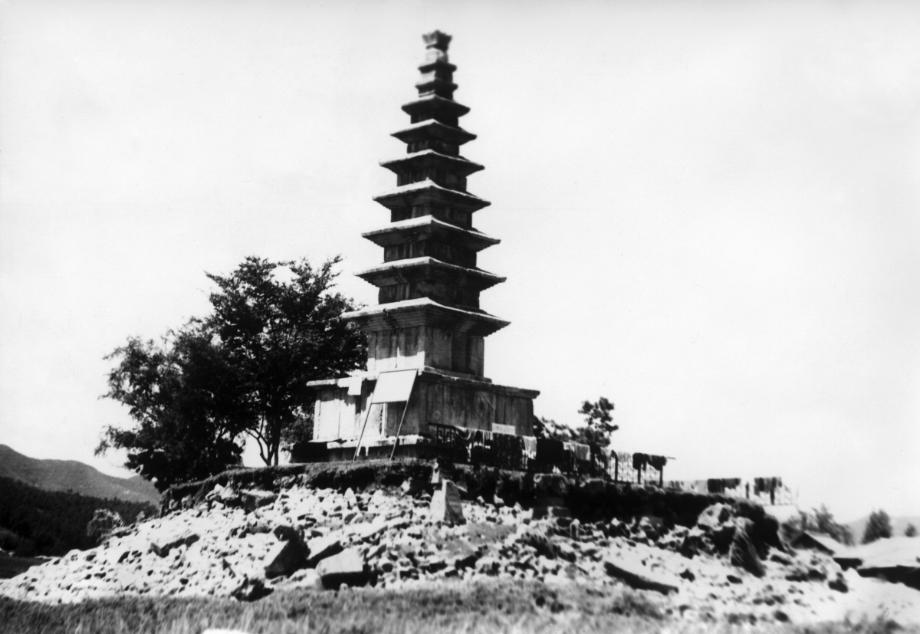 충주 탑평리 칠층석탑이미지