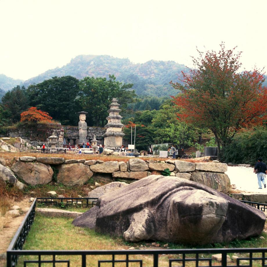 충주 미륵대원지 석조귀부이미지