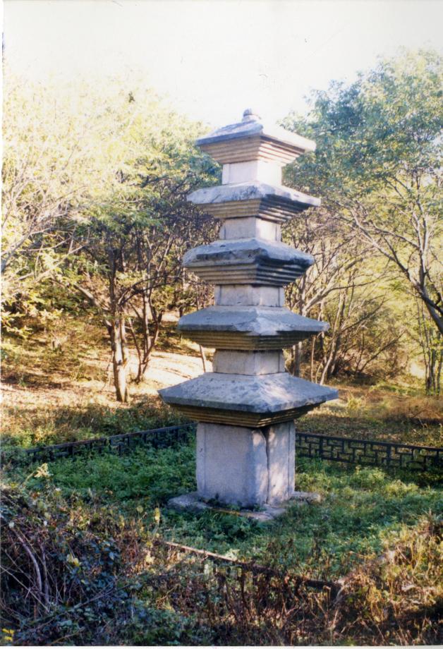 괴산 봉학사지 오층석탑이미지