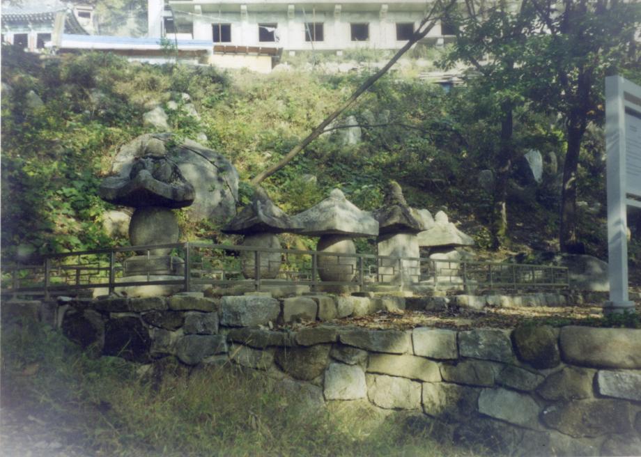 괴산 백운사 승탑군이미지