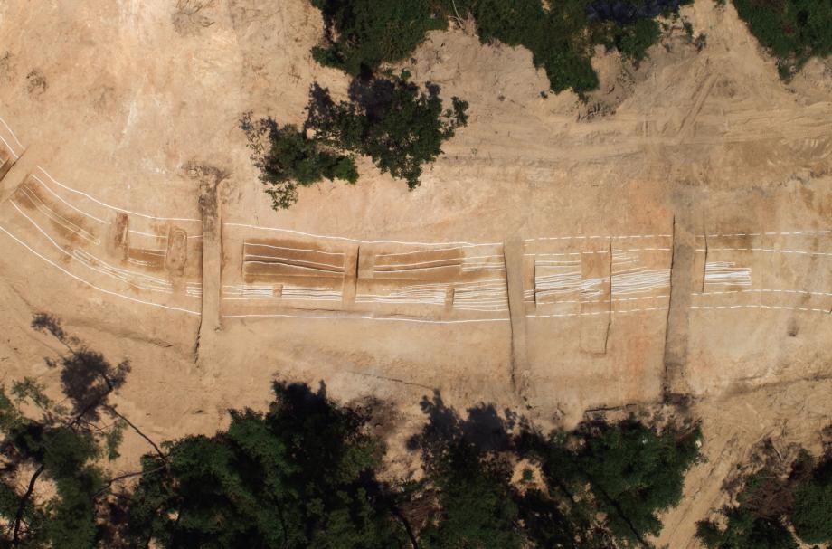 비지정 옥천 군사도로 유적(옥천 테크노밸리 조성부지) 이미지