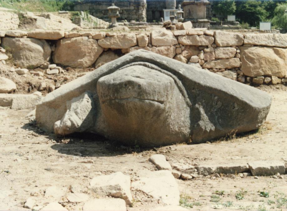 충주 미륵대원지 석조귀부이미지