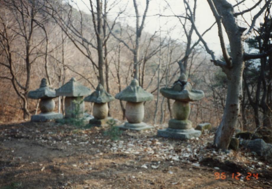 괴산 백운사 승탑군이미지