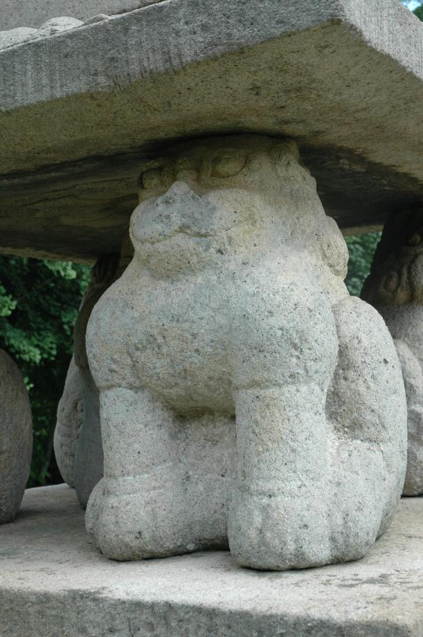 제천 사자빈신사지 사사자 구층석탑이미지