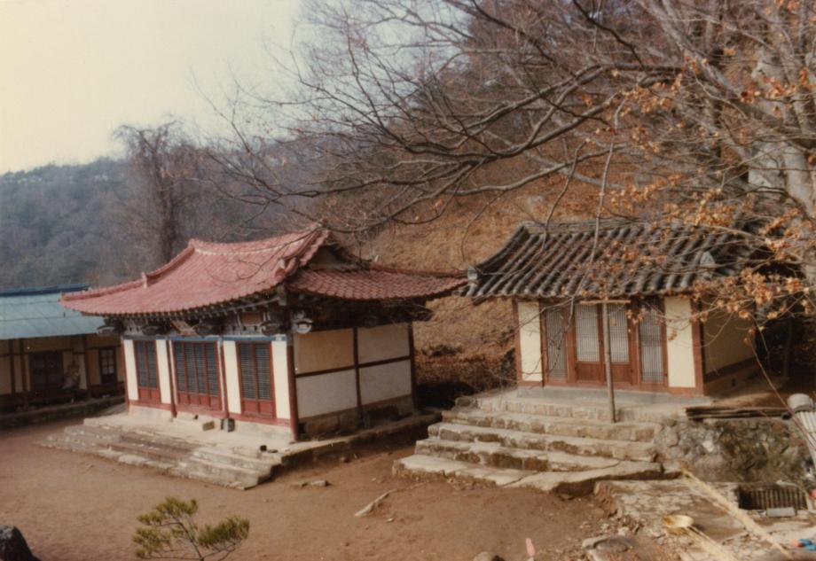 괴산 봉학사지 석조여래좌상이미지