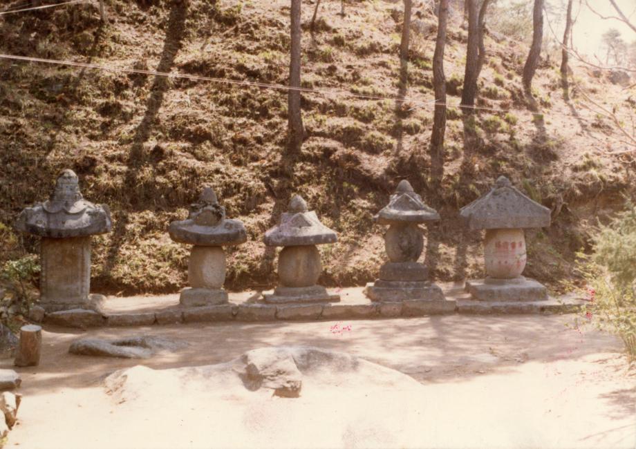 괴산 백운사 승탑군이미지