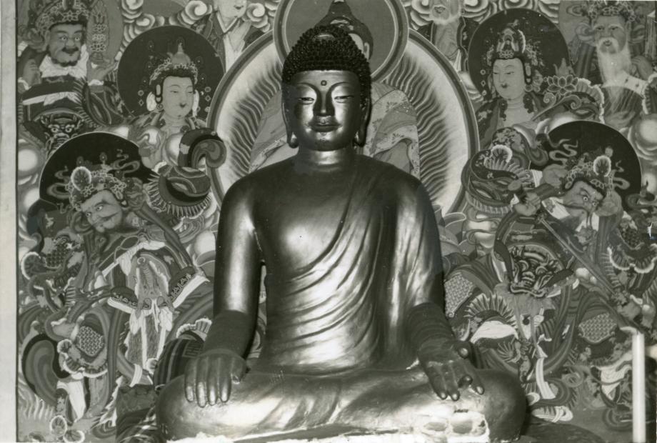 충주 백운암 철조여래좌상이미지
