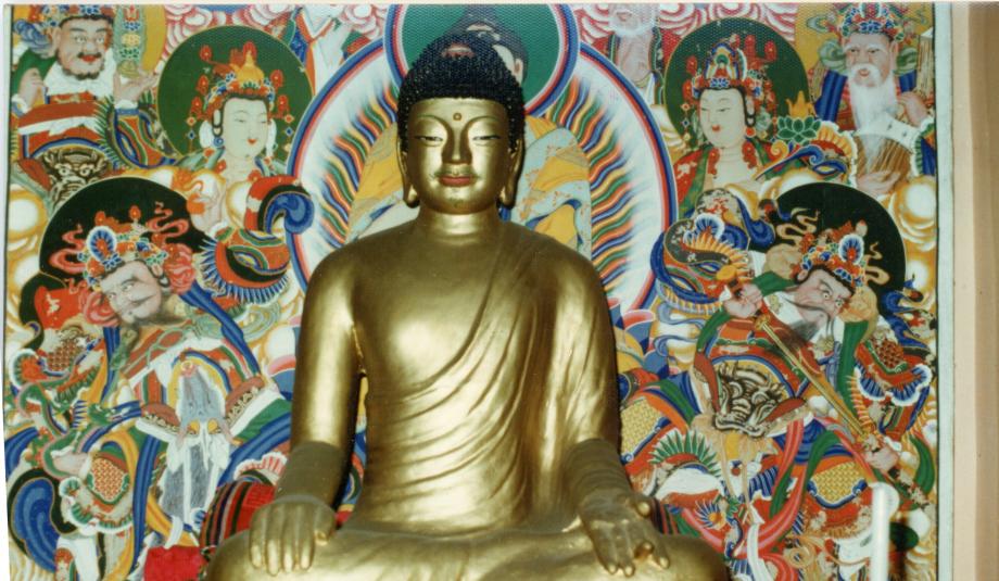 충주 백운암 철조여래좌상이미지