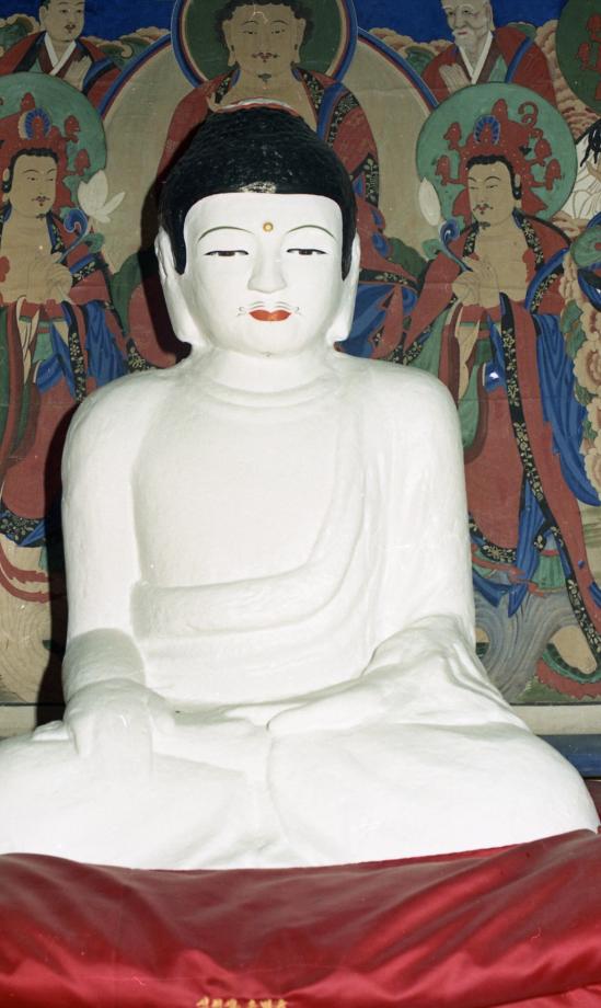 괴산 봉학사지 석조여래좌상이미지