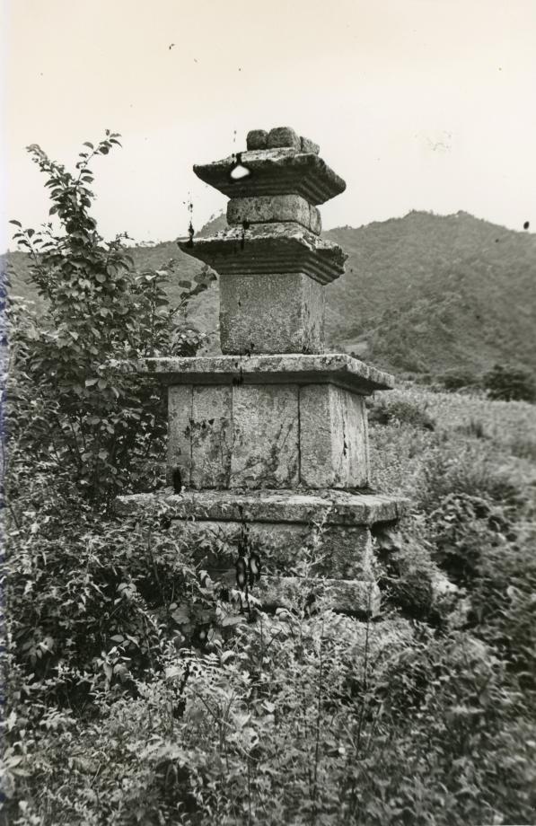 충주 미륵대원지 삼층석탑이미지