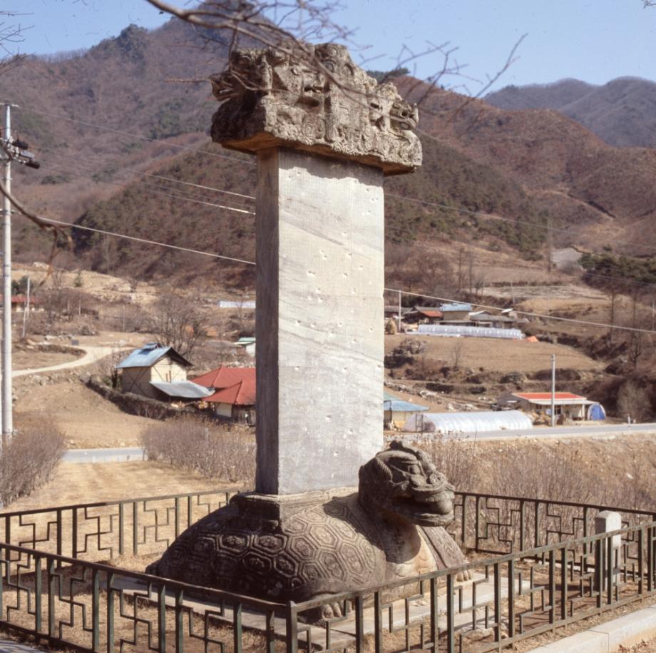 충주 정토사지 법경대사탑비이미지