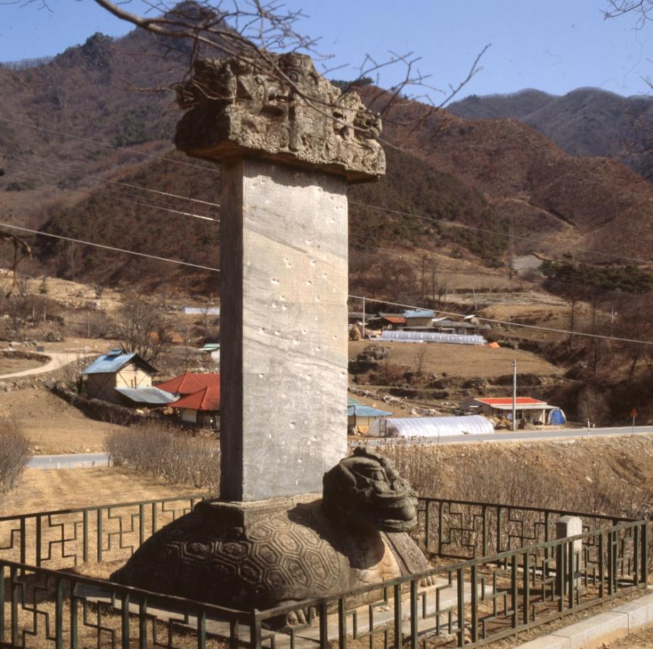 충주 정토사지 법경대사탑비이미지