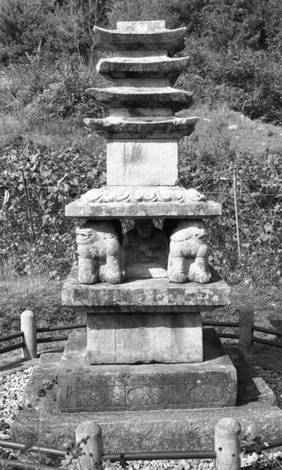 제천 사자빈신사지 사사자 구층석탑이미지