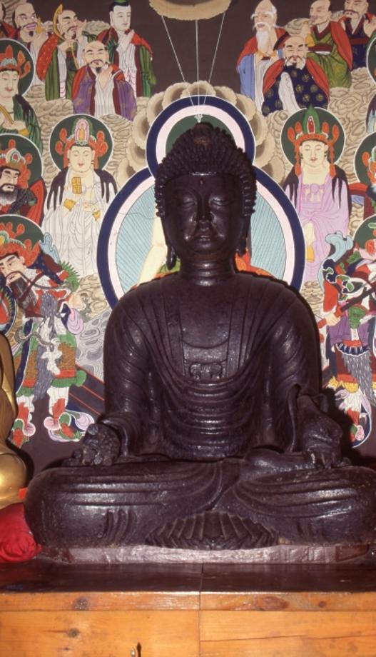 충주 단호사 철조여래좌상이미지