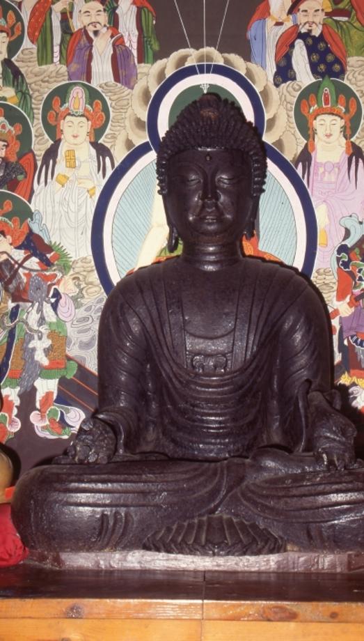 충주 단호사 철조여래좌상이미지