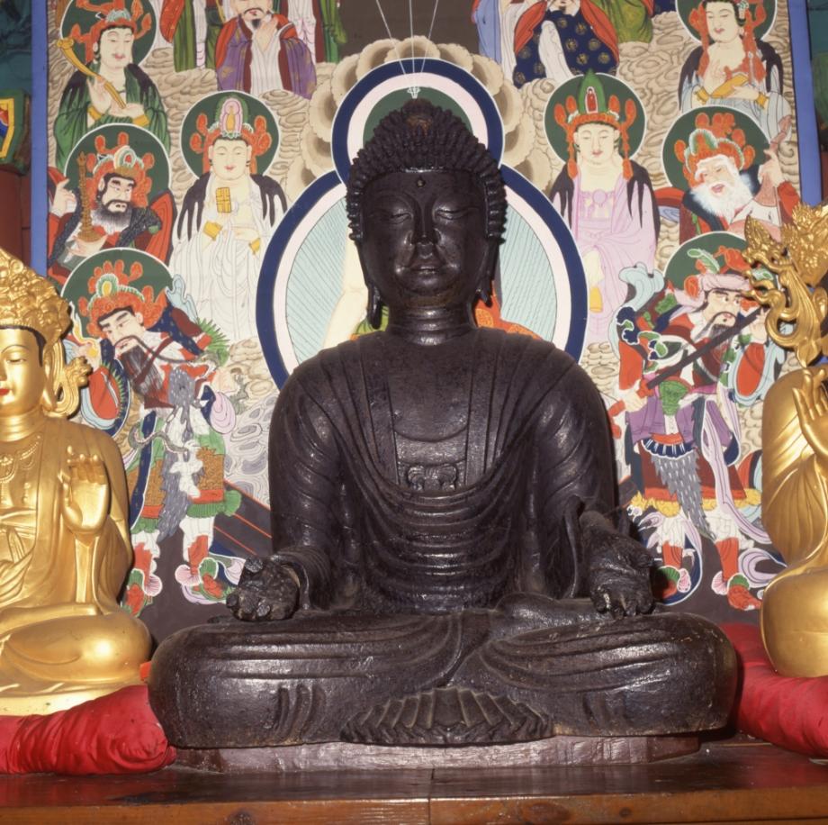 충주 단호사 철조여래좌상이미지