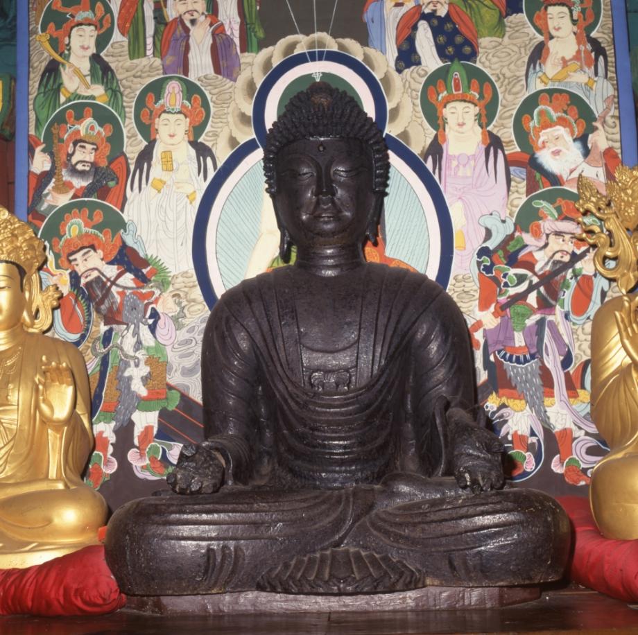 충주 단호사 철조여래좌상이미지