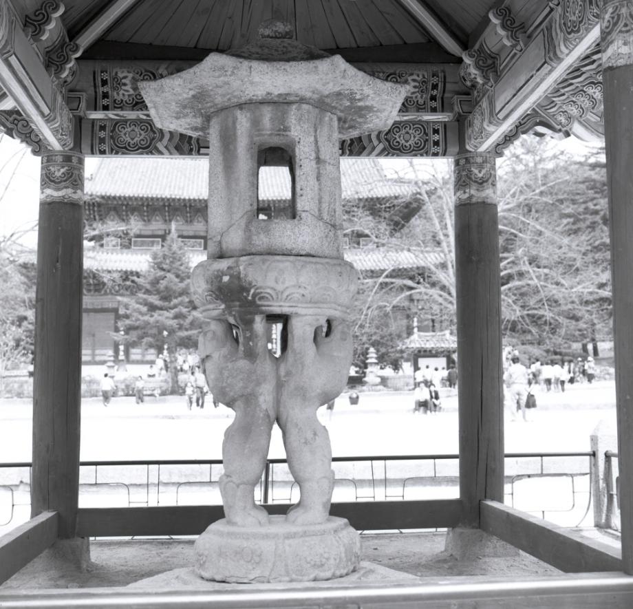 보은 법주사 쌍사자 석등이미지