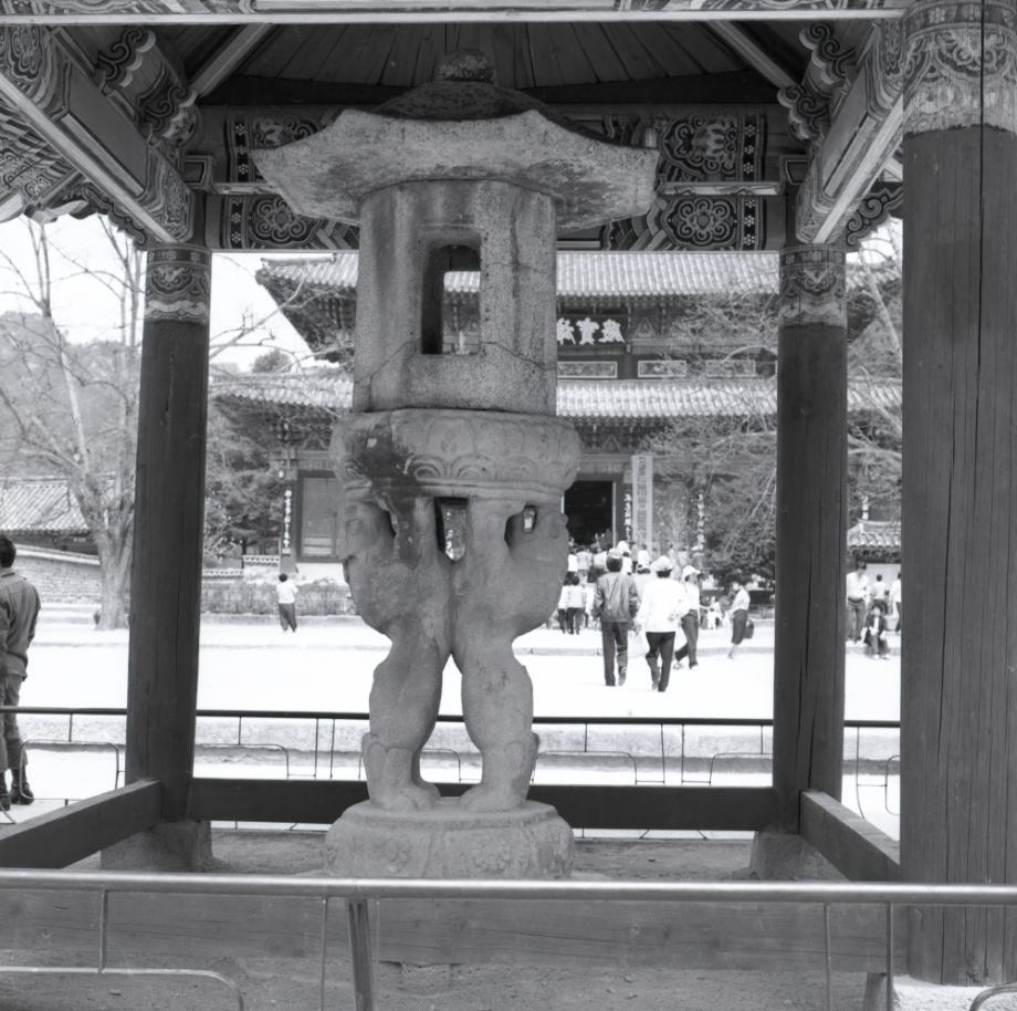 보은 법주사 쌍사자 석등이미지