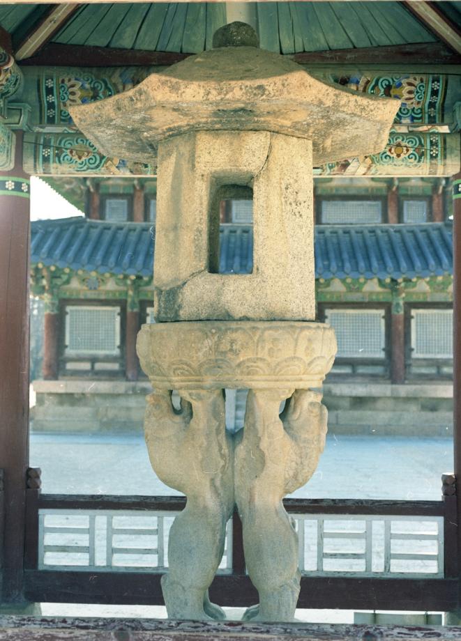 보은 법주사 쌍사자 석등이미지