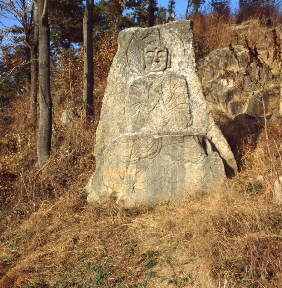 청주 정하동 마애비로자나불좌상이미지