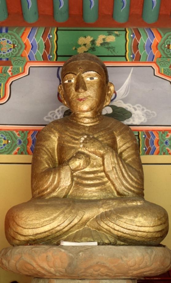 청주 동화사 석조비로자나불좌상이미지