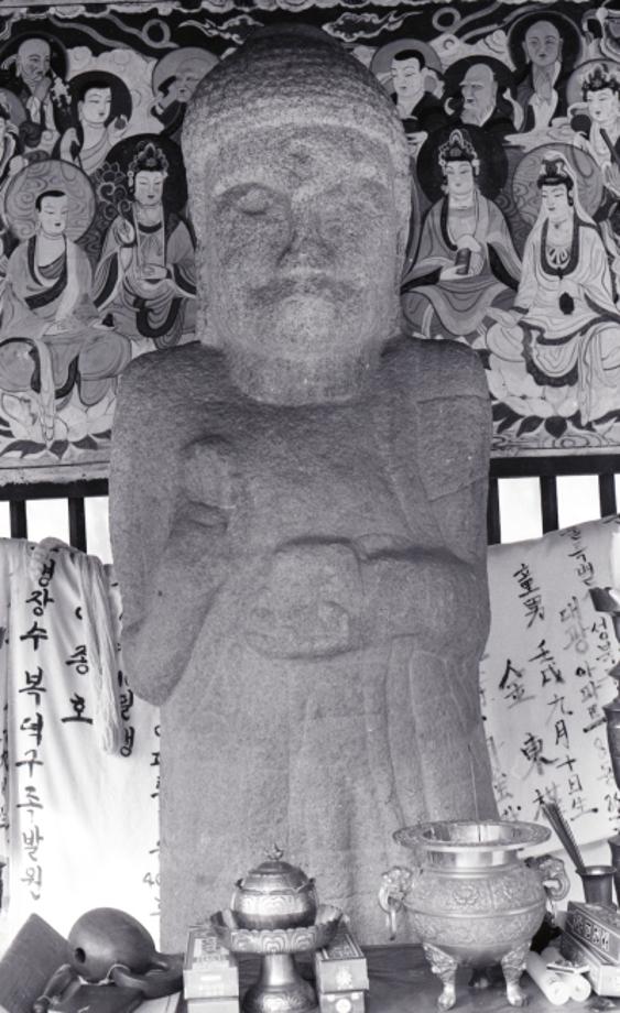 제천 덕주사 석조약사여래입상이미지