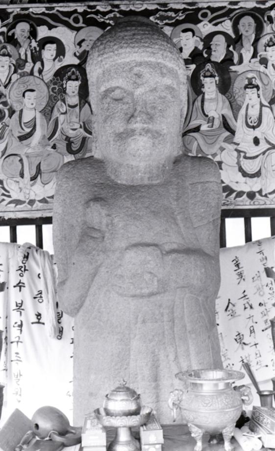 제천 덕주사 석조약사여래입상이미지