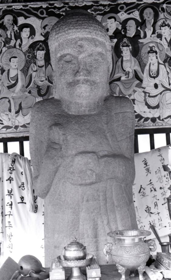 제천 덕주사 석조약사여래입상이미지