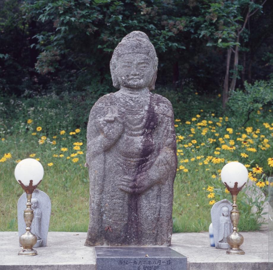 진천 지암리 석조여래입상이미지