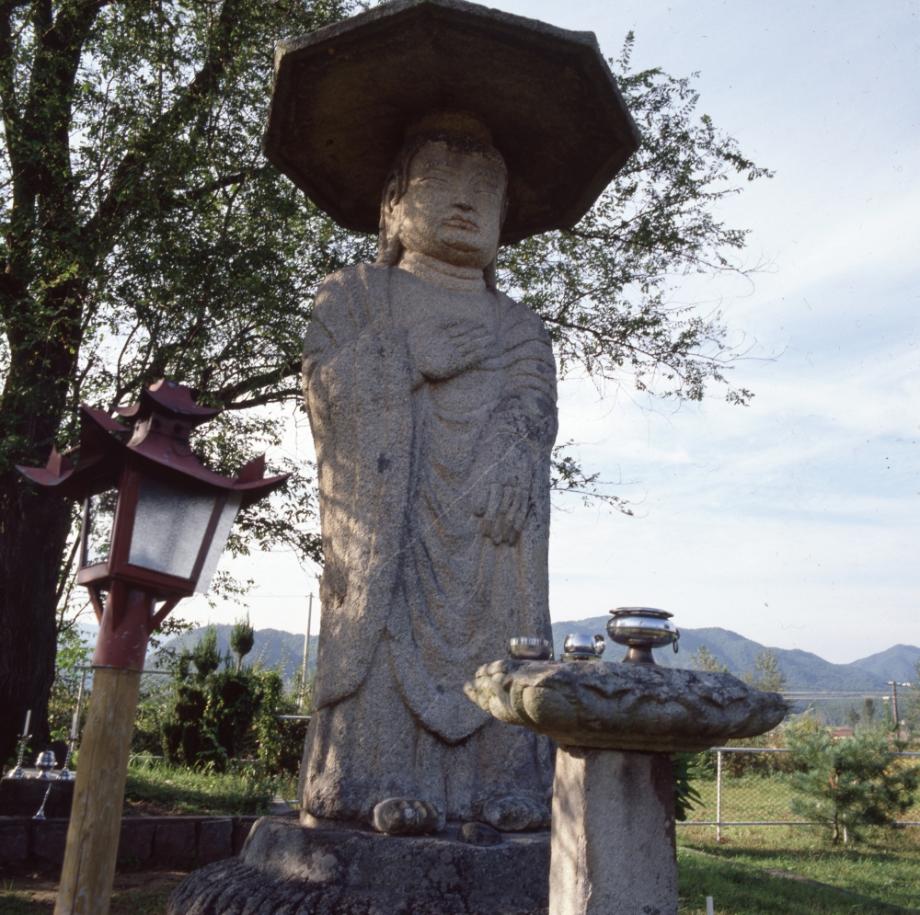 충주 원평리 석조여래입상이미지