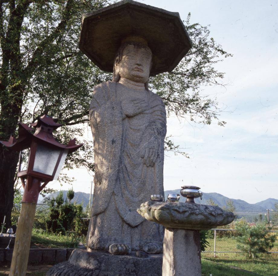 충주 원평리 석조여래입상이미지