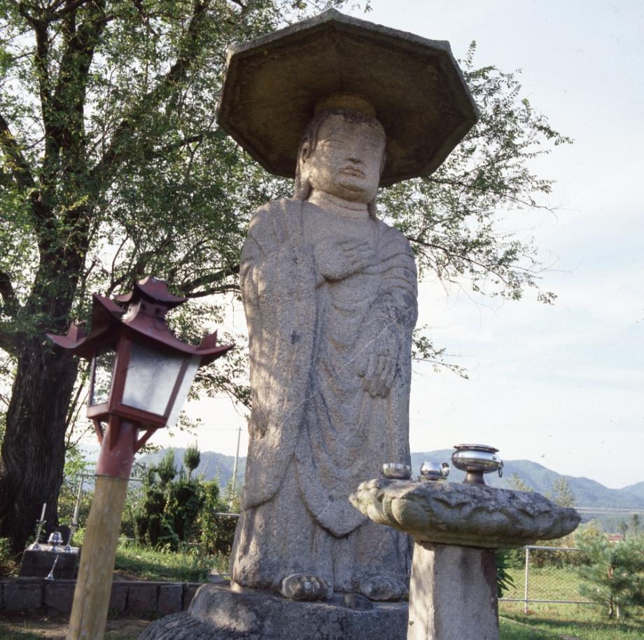 충주 원평리 석조여래입상이미지