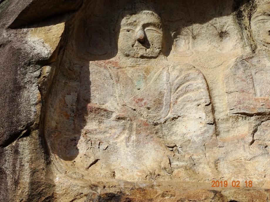 괴산 원풍리 마애이불병좌상이미지