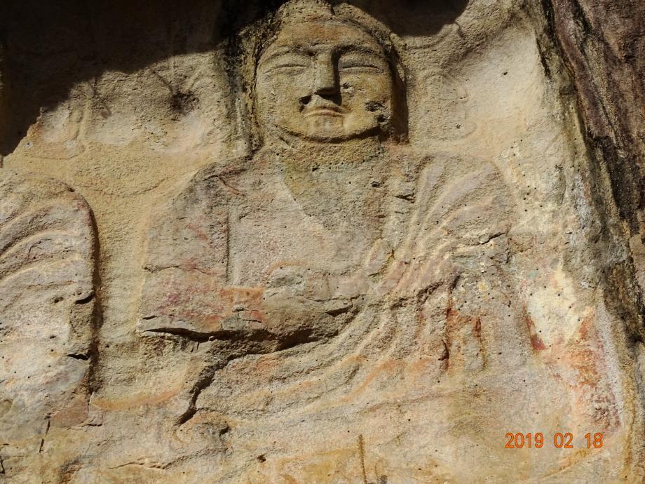 괴산 원풍리 마애이불병좌상이미지