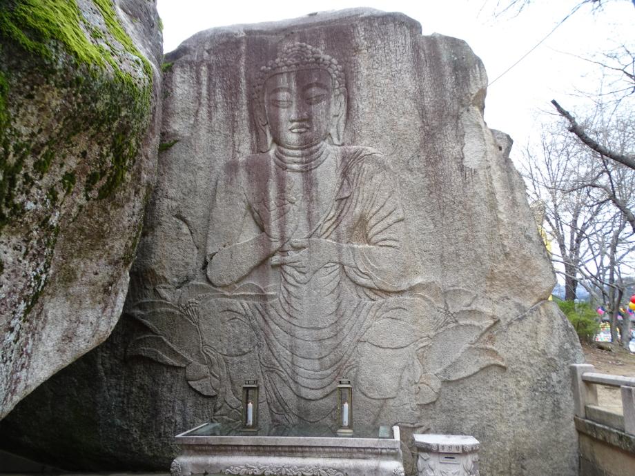 보은 법주사 마애여래의좌상이미지