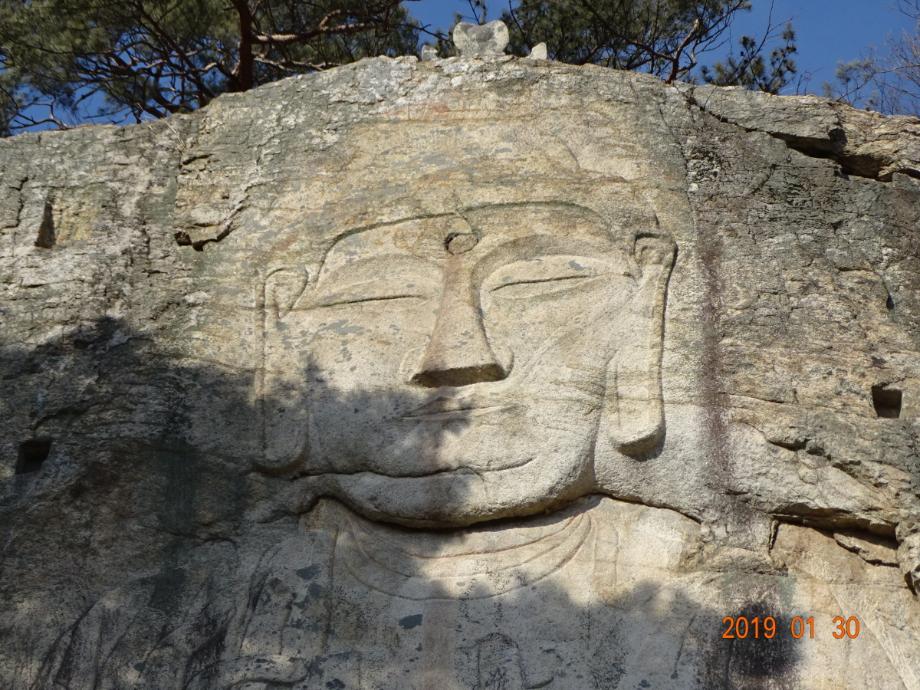 제천 덕주사 마애여래입상이미지