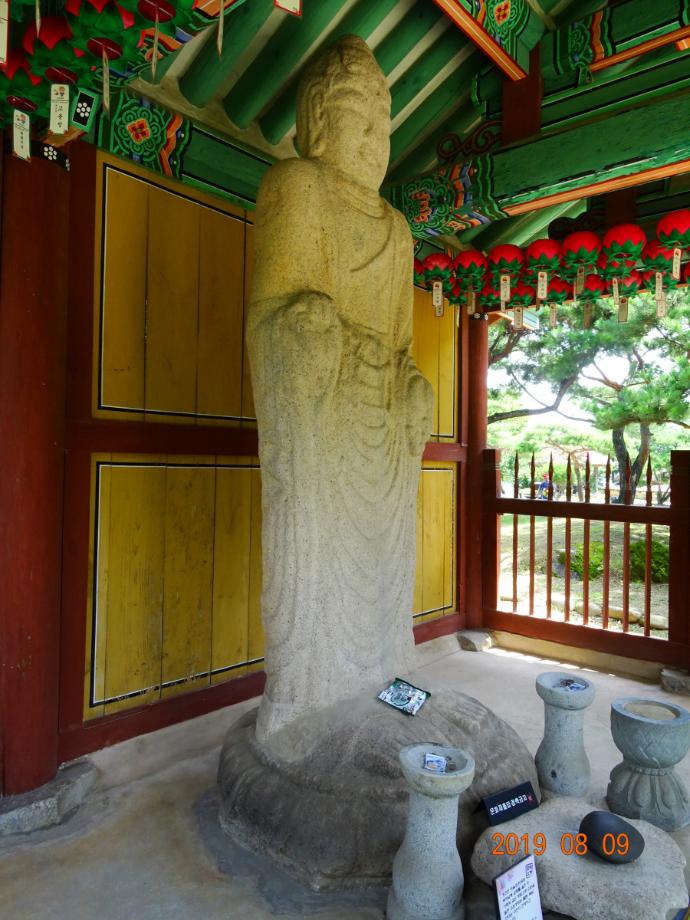 제천 물태리 석조여래입상이미지