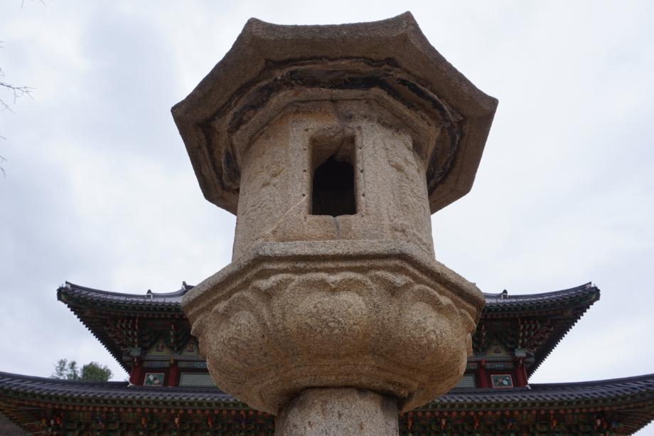 보은 법주사 사천왕 석등이미지