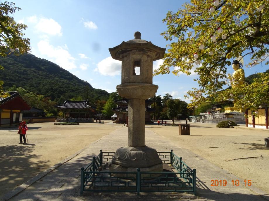 보은 법주사 사천왕 석등이미지