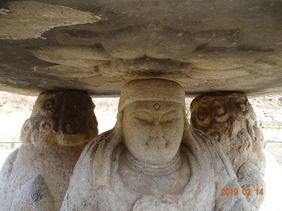 제천 사자빈신사지 사사자 구층석탑이미지