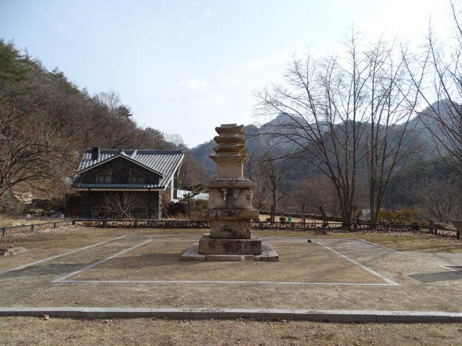 제천 사자빈신사지 사사자 구층석탑이미지