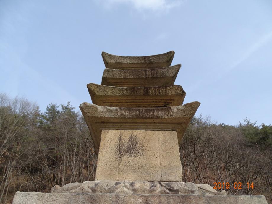 제천 사자빈신사지 사사자 구층석탑이미지