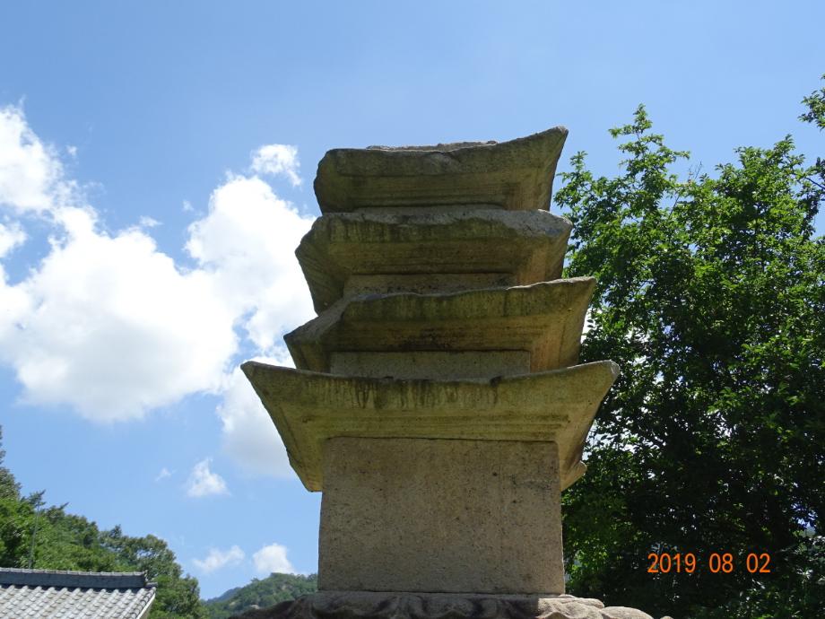 제천 사자빈신사지 사사자 구층석탑이미지