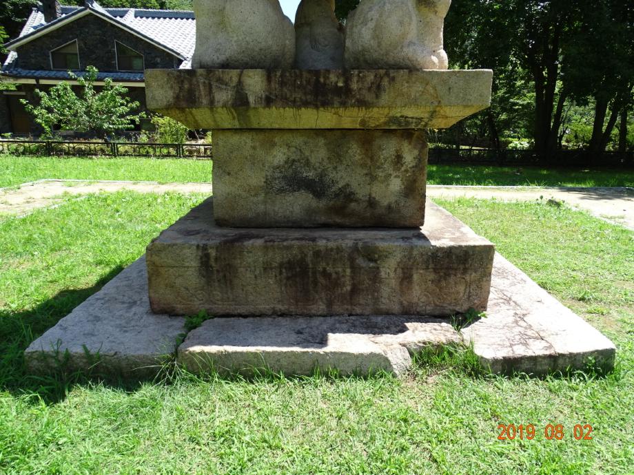 제천 사자빈신사지 사사자 구층석탑이미지